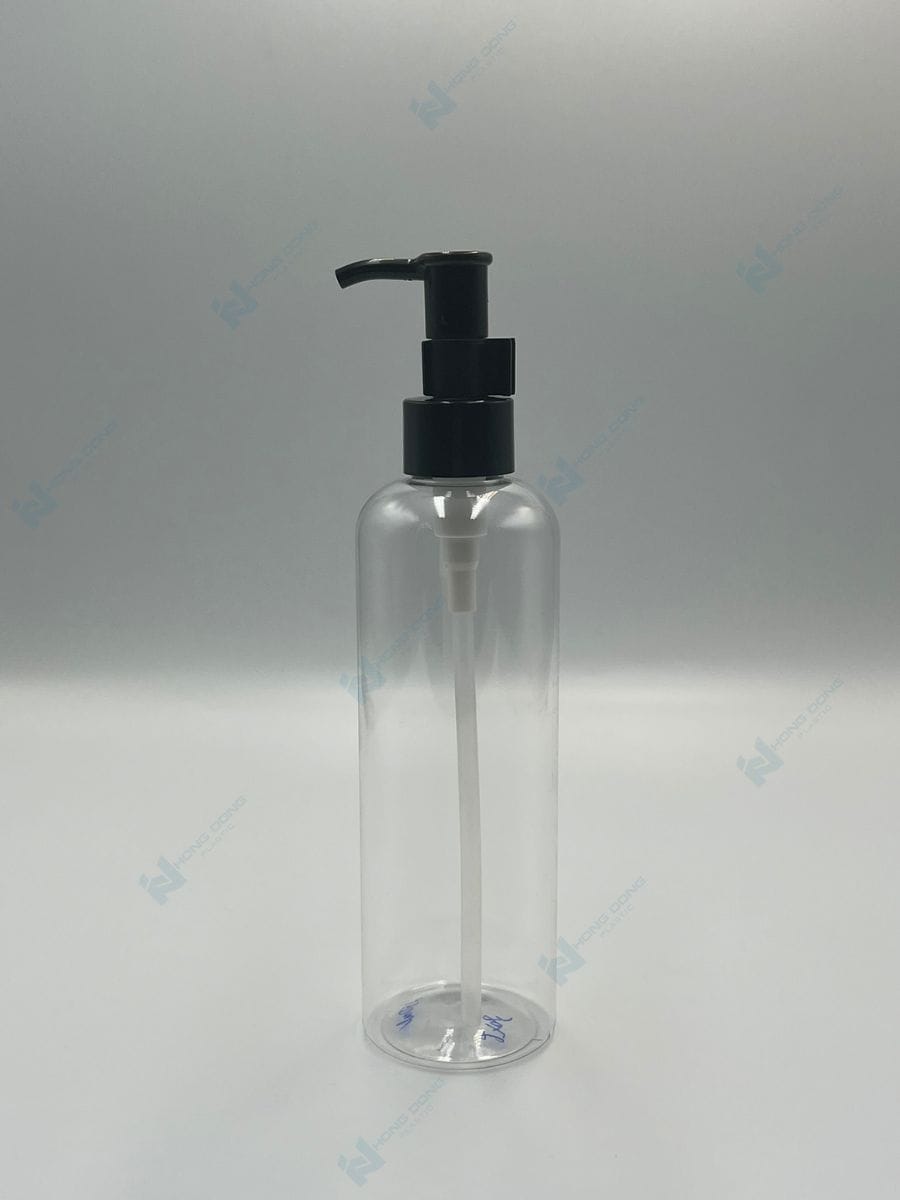 Chai nhựa PET 250ml cổ 24/410 Gel dưỡng tóc, Chai Mỹ phẩm