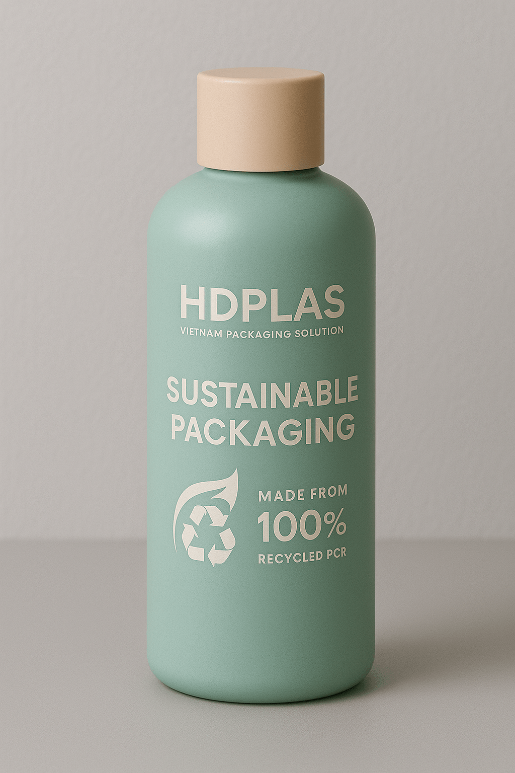 CHAI-HDPE-MY-PHAM-PCR-THAN-THIEN-MOI-TRUONG Chai nhựa HDPE và nắp PP ứng dụng trong mỹ phẩm được sản xuất bằng nhựa thân thiện môi trường